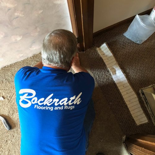 Flooring installation in a Dayton OH home